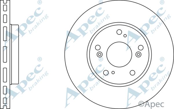 APEC BRAKING Тормозной диск DSK2394